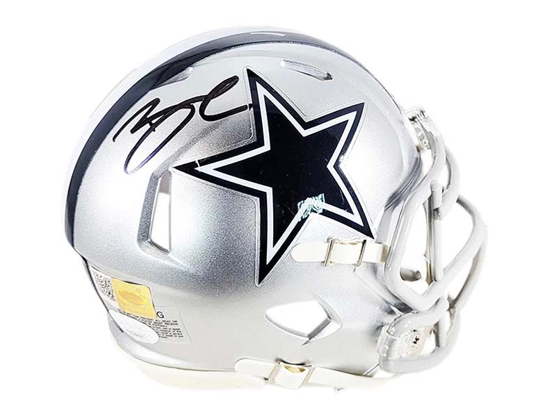 Brandin Cooks Signed Dallas Cowboys Speed Mini Football Helmet (JSA)