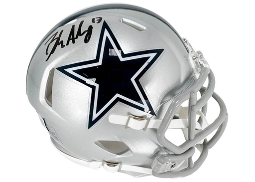 dallas cowboys football helmet for sale Brandon Aubrey Signed Dallas Cowboys Speed Mini Football Helmet Becket — Golden Autographs