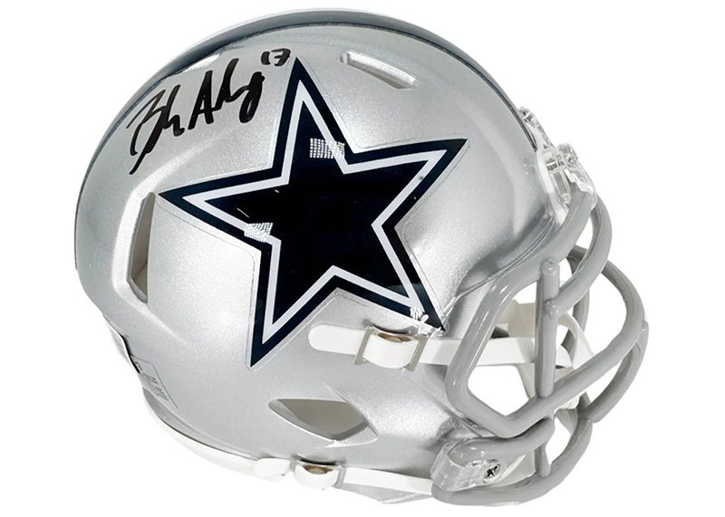 Brandon Aubrey Signed Dallas Cowboys Speed Mini Football Helmet Beckett