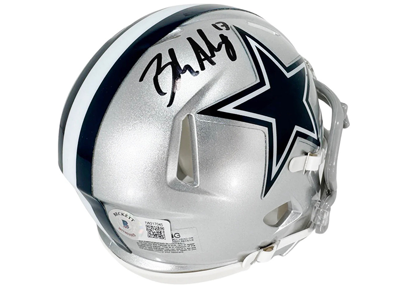 Brandon Aubrey Signed Dallas Cowboys Speed Mini Football Helmet Beckett