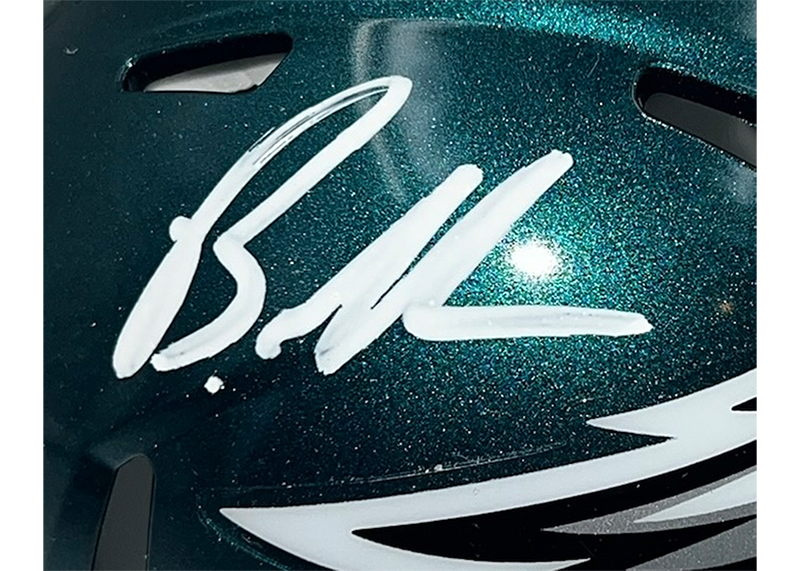 Brandon Graham Signed Philadelphia Eagles Speed Mini Football Helmet JSA