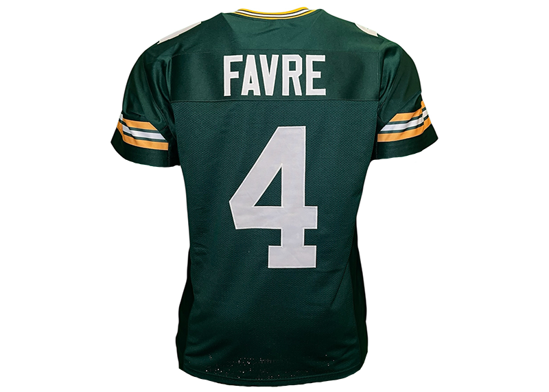 Brett Favre Unsigned Green Bay Green Football Jersey