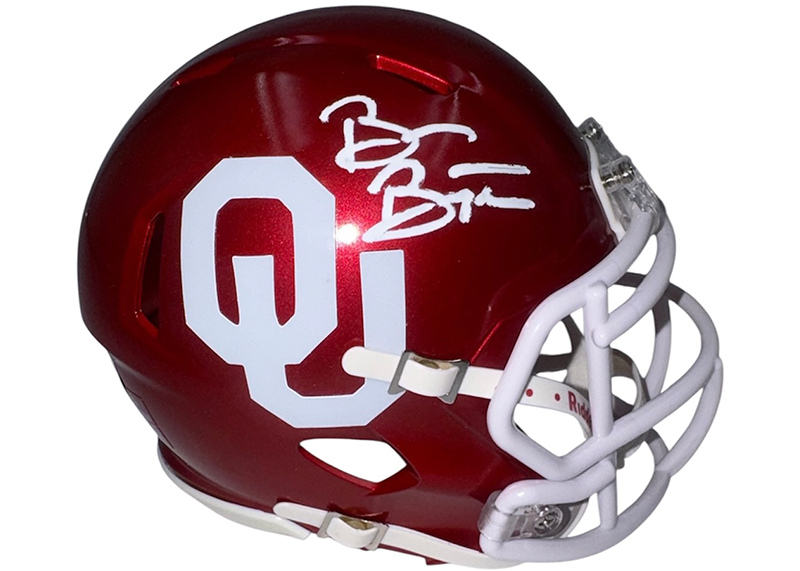 Brian Bosworth Signed Oklahoma Sooners Speed Mini Helmet JSA Auto