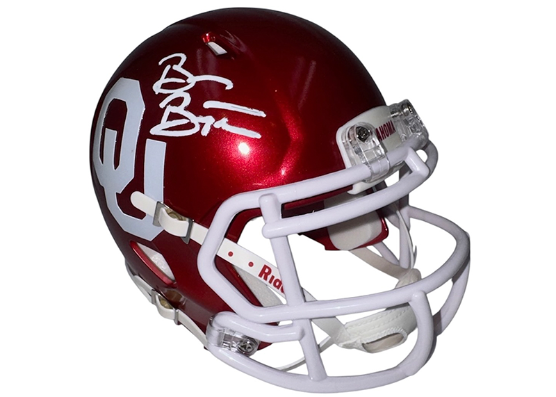 Brian Bosworth Signed Oklahoma Sooners Speed Mini Helmet JSA Auto
