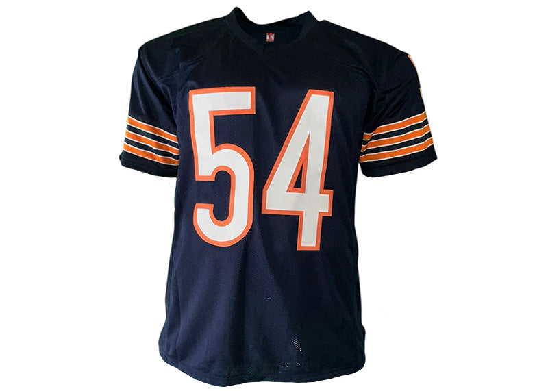 Brian Cabral Signed Chicago Blue Football Jersey Beckett