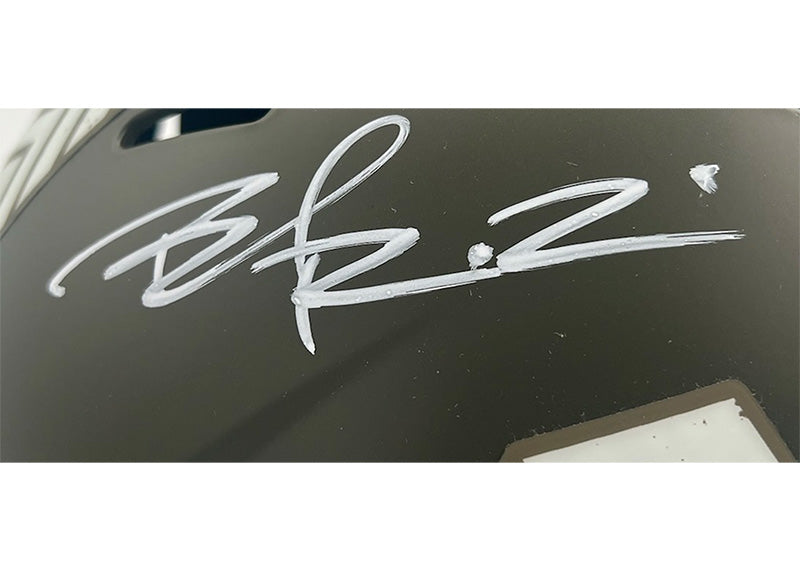 Brian Robinson Jr Signed Washington Commanders Full Size STS Football Helmet Beckett