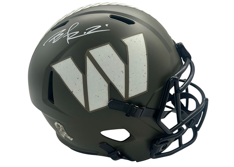 Brian Robinson Jr Signed Washington Commanders Full Size STS Football Helmet Beckett
