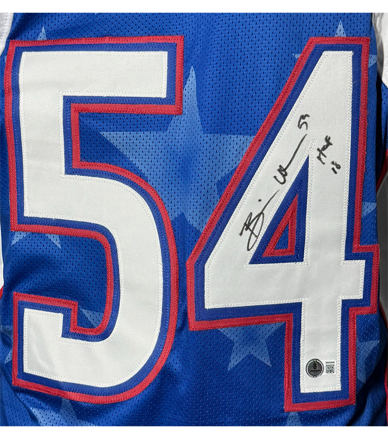 Brian Urlacher Signed Chicago Football Jersey Beckett