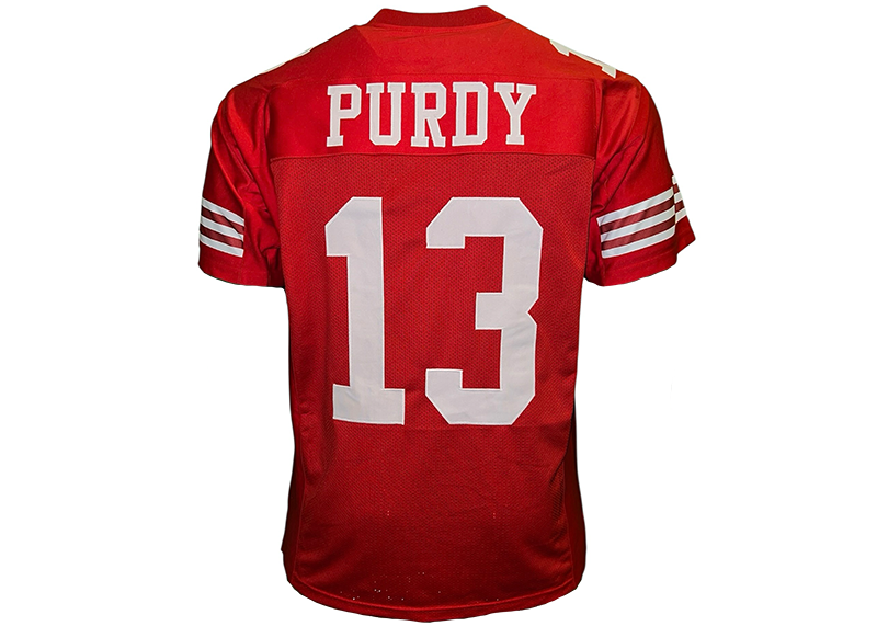 Brock Purdy Unsigned San Francisco Red Football Jersey