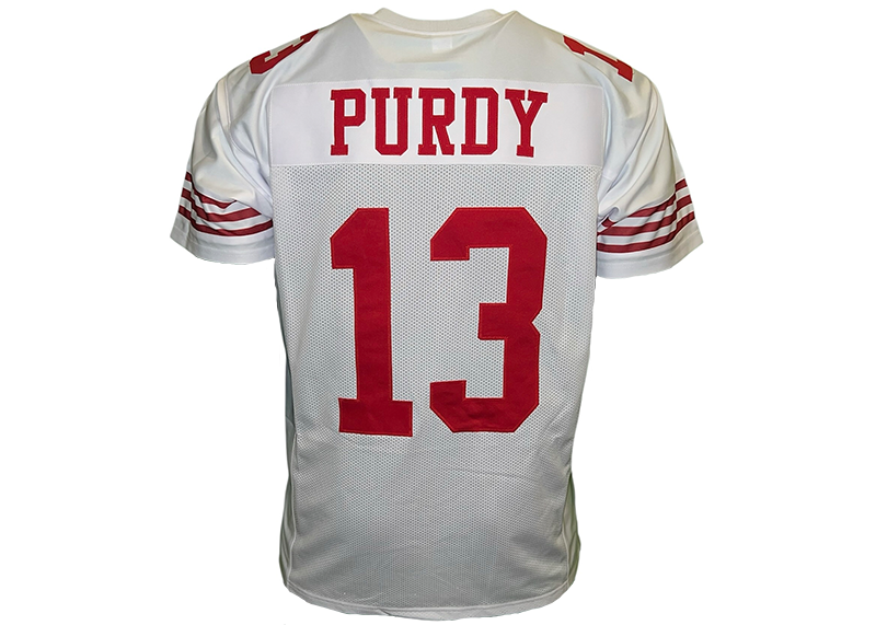 Brock Purdy Unsigned San Francisco White Football Jersey