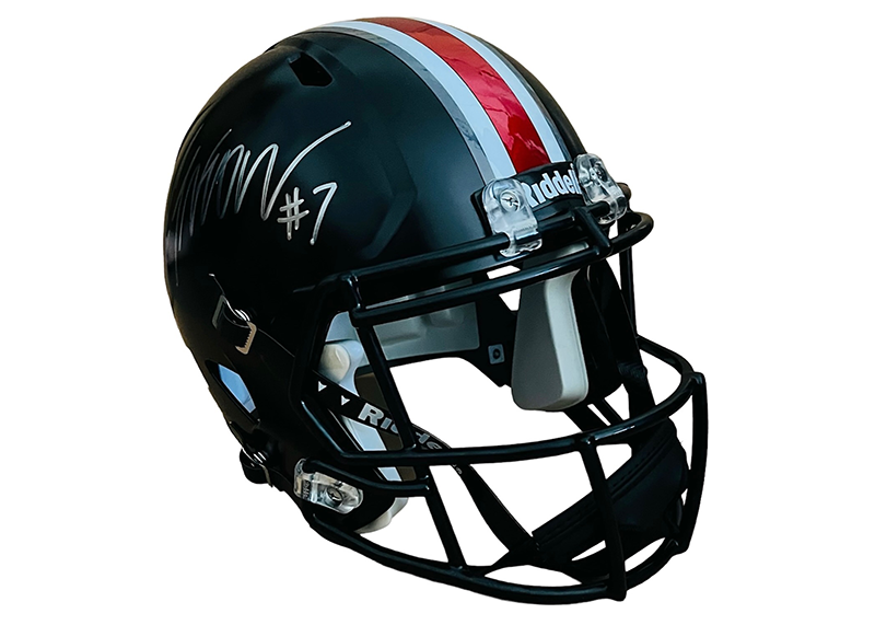 CJ Stroud Signed Ohio State Buckeyes Eclipse Full-Size Helmet Beckett