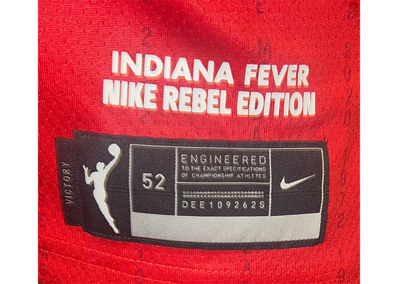 Caitlin Clark Autographed Indiana Fever Nike Red Rebel Edition Jersey Panini COA
