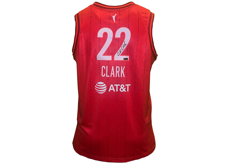 Caitlin Clark Autographed Indiana Fever Nike Red Rebel Edition Jersey Panini COA