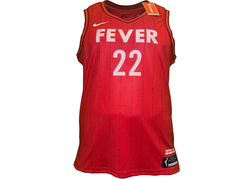 Caitlin Clark Autographed Indiana Fever Nike Red Rebel Edition Jersey Panini COA
