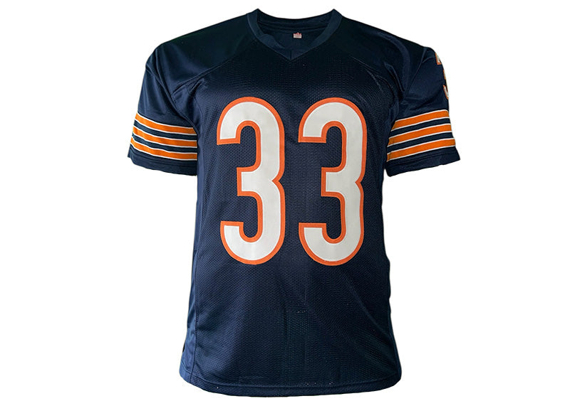 Calvin Thomas Signed Chicago Blue Football Jersey Beckett