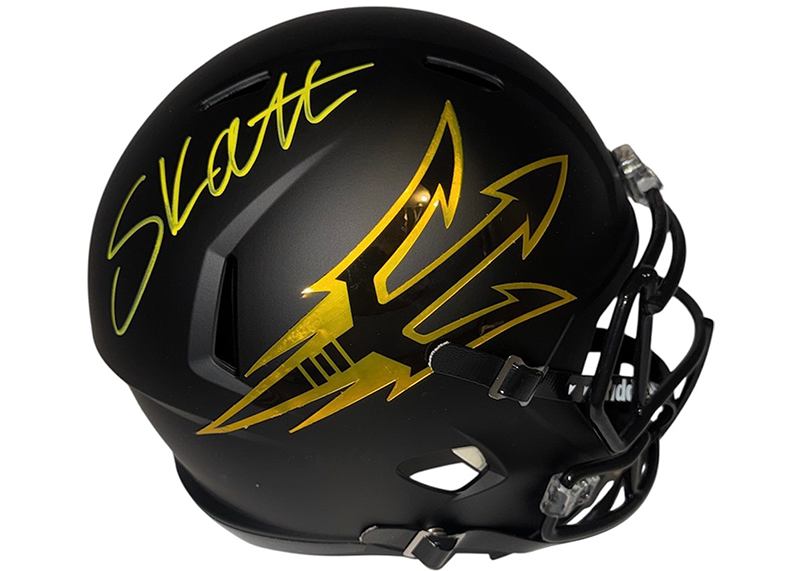 Cam Skattebo Signed Arizona State Sun Devils Speed FS Replica Helmet JSA