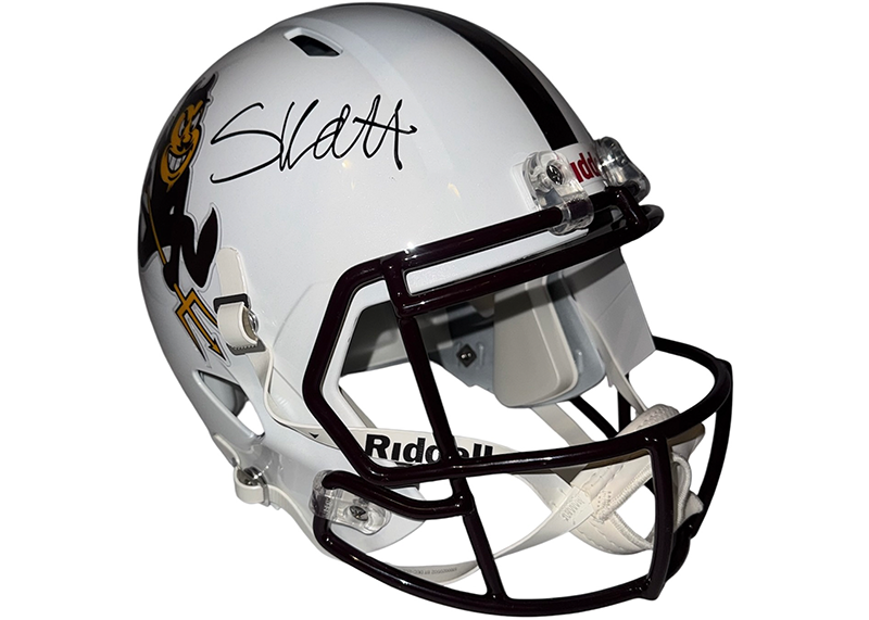 Cam Skattebo Signed Arizona State Sun Devils Speed FS Replica Helmet JSA