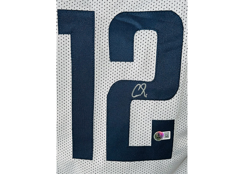 Cam Spencer Signed Uconn White Basketball Jersey Beckett
