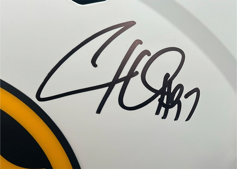 Cameron Heyward Signed Pittsburgh Steelers Lunar Full Size Helmet Beckett