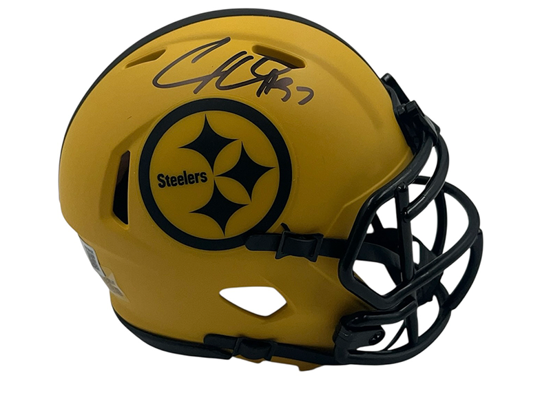 Cameron Heyward Signed Pittsburgh Steelers Rave Mini Helmet Beckett