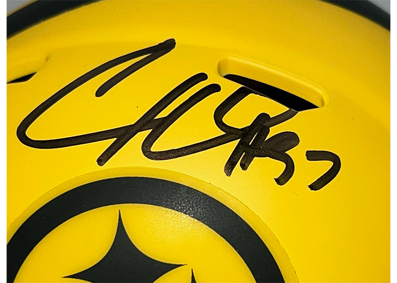 Cameron Heyward Signed Pittsburgh Steelers Rave Mini Helmet Beckett