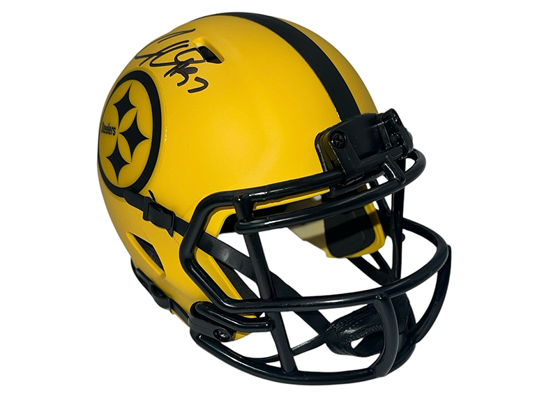 Cameron Heyward Signed Pittsburgh Steelers Rave Mini Helmet Beckett