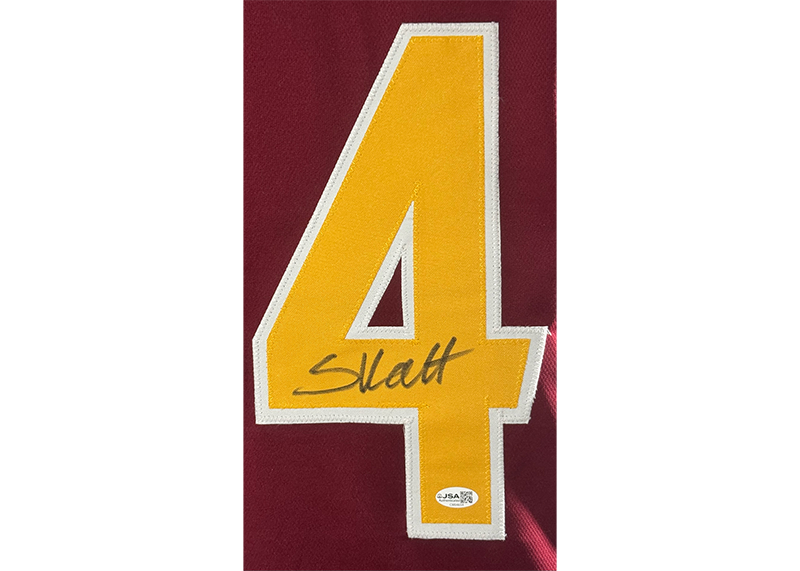 Cameron Skattebo Signed College Maroon Football Jersey JSA