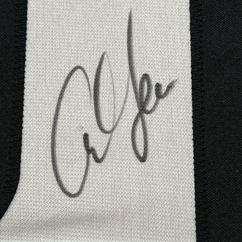Framed Autographed/Signed Carl Lewis 35x39 United States USA Red Track & Field Jersey JSA COA