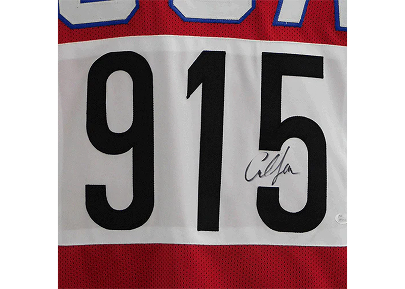 Carl Lewis Olympics USA Jersey (JSA)