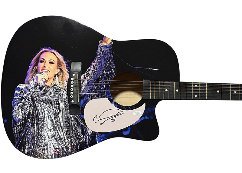 Carrie Underwood Signed Acoustic Guitar JSA