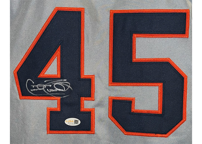 Cecil Fielder Signed Detroit Gray Baseball Jersey JSA