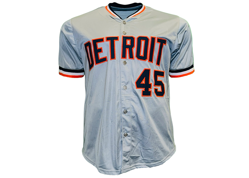 Cecil Fielder Signed Detroit Gray Baseball Jersey JSA