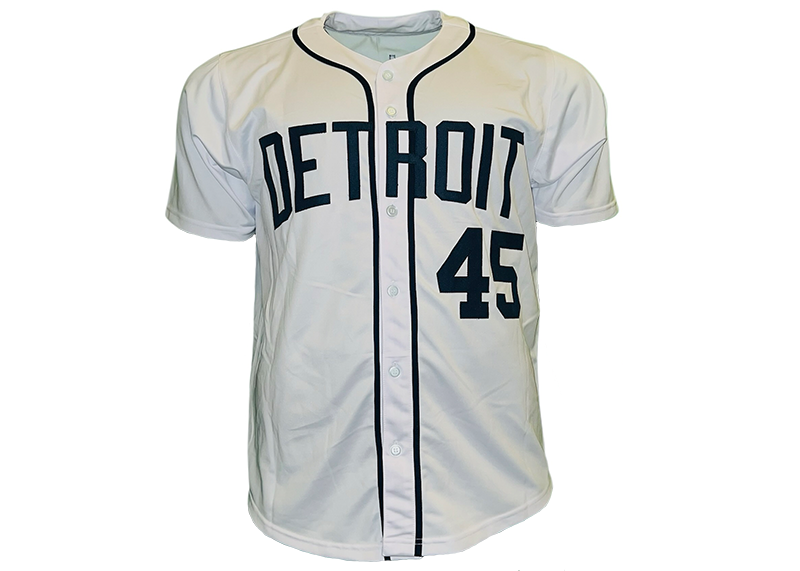 Cecil Fielder Signed Detroit White Baseball Jersey JSA