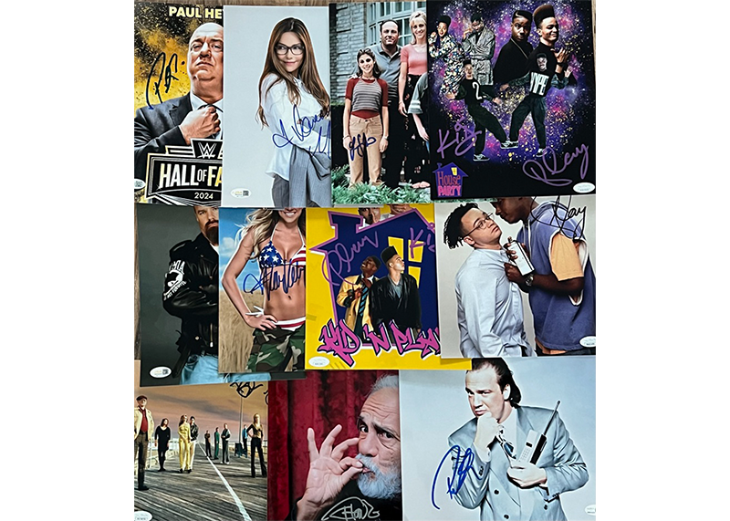 Certified Autograph Mystery 8x10 – Celebrities, Athletes & Wrestling