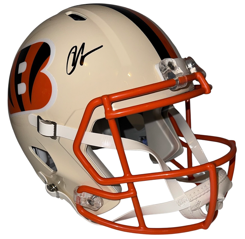 Chad Johnson Signed Cincinnati Bengals Retro Full Size Helmet JSA