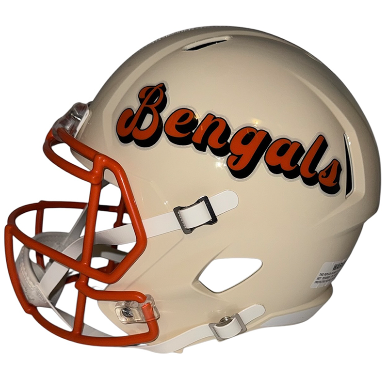 Chad Johnson Signed Cincinnati Bengals Retro Full Size Helmet JSA