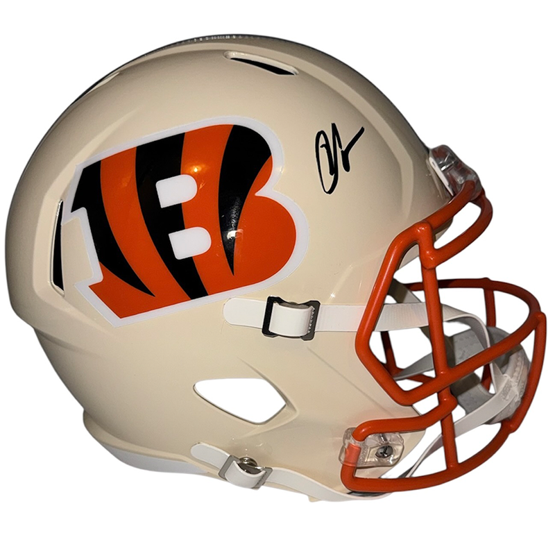 Chad Johnson Signed Cincinnati Bengals Retro Full Size Helmet JSA