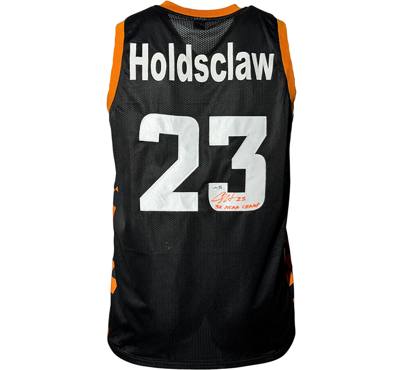 Chamique Holdsclaw Signed Tennessee Black College Basketball Jersey JSA