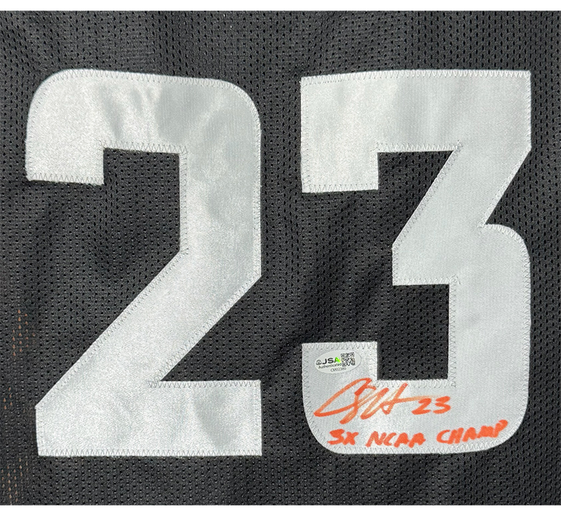 Chamique Holdsclaw Signed Tennessee Black College Basketball Jersey JSA