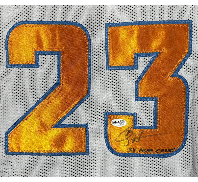 Chamique Holdsclaw Signed Tennessee White College Basketball Jersey JSA