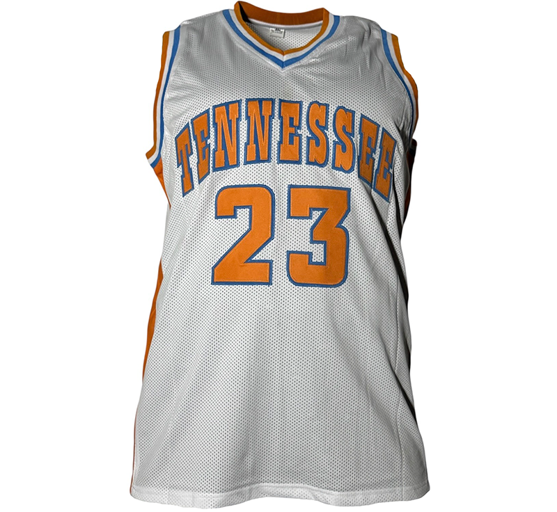 Chamique Holdsclaw Signed Tennessee White College Basketball Jersey JSA