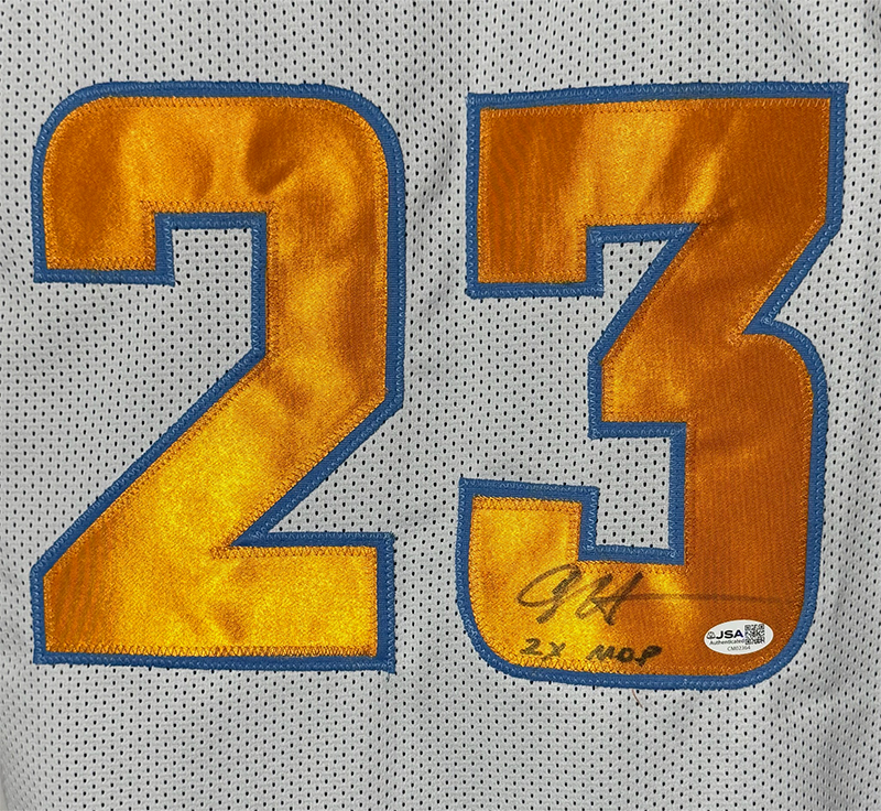 Chamique Holdsclaw Signed Tennessee White College Basketball Jersey JSA