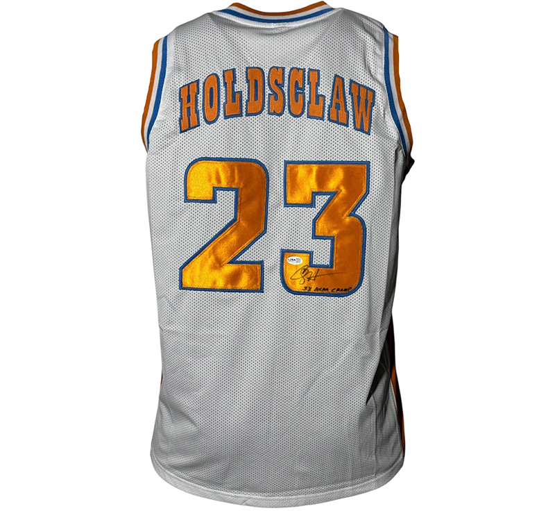 Chamique Holdsclaw Signed Tennessee White College Basketball Jersey JSA