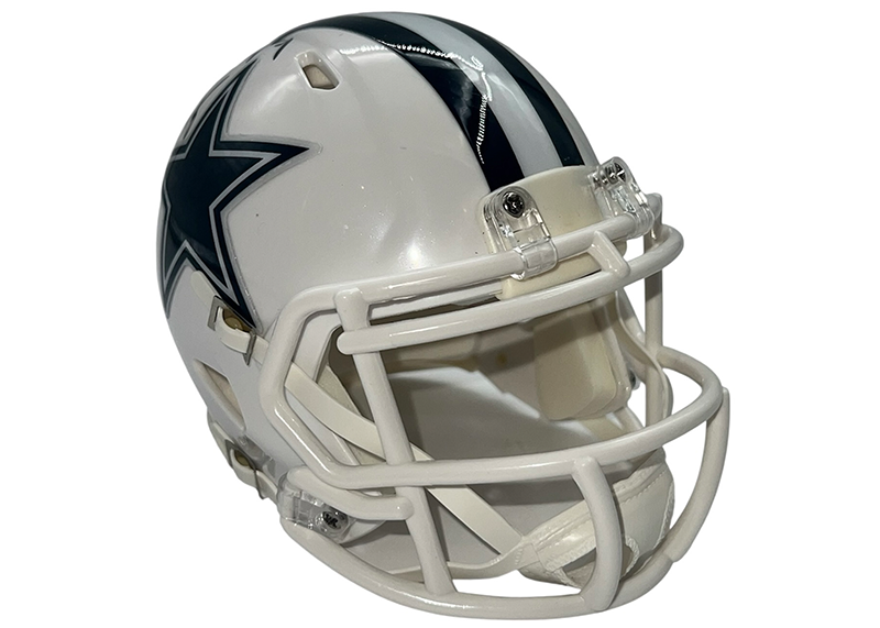 Charles Haley Signed Dallas Cowboys Alt Mini Speed Helmet JSA
