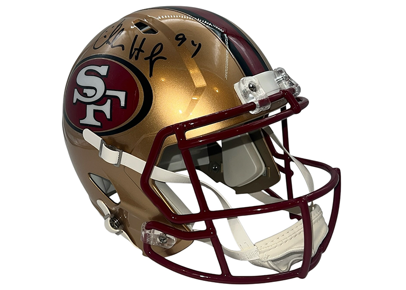Charles Haley Signed San Francisco 49ers Full Size Speed Helmet JSA