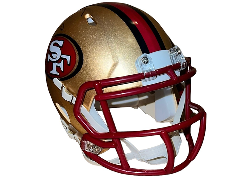 Charles Haley Signed San Francisco 49ers Mini Speed Helmet JSA