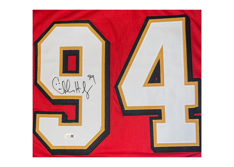 Charles Haley Signed San Francisco Red Jersey JSA
