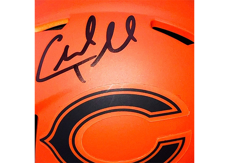Charles Tillman Signed Chicago Bears Rave Mini Football Helmet Beckett