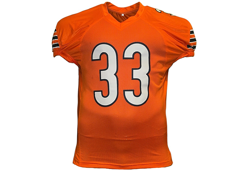 Charles Tillman Signed Chicago Orange Football Game Cut Jersey Beckett