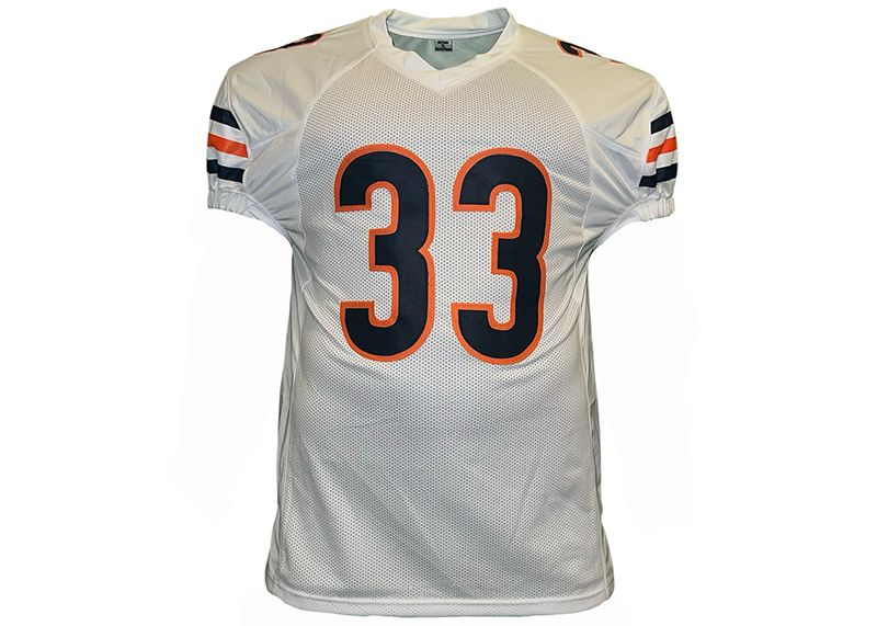 Charles Tillman Signed Chicago White Football Game Cut Jersey Beckett